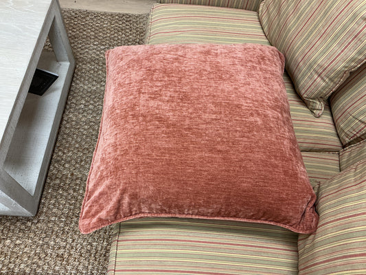 Brushed Velvet Corded Pillow