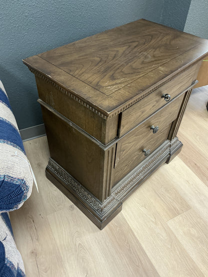 Renaissance 3 Drawer Nightstand