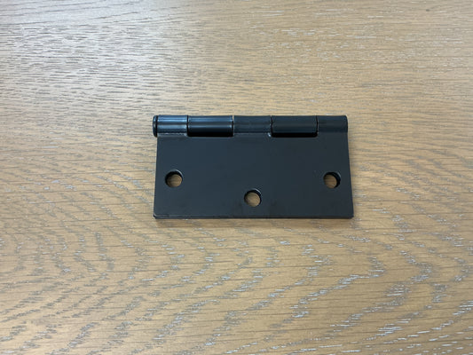 Matte Black Interior Square Door Hinges (Pack of 6)