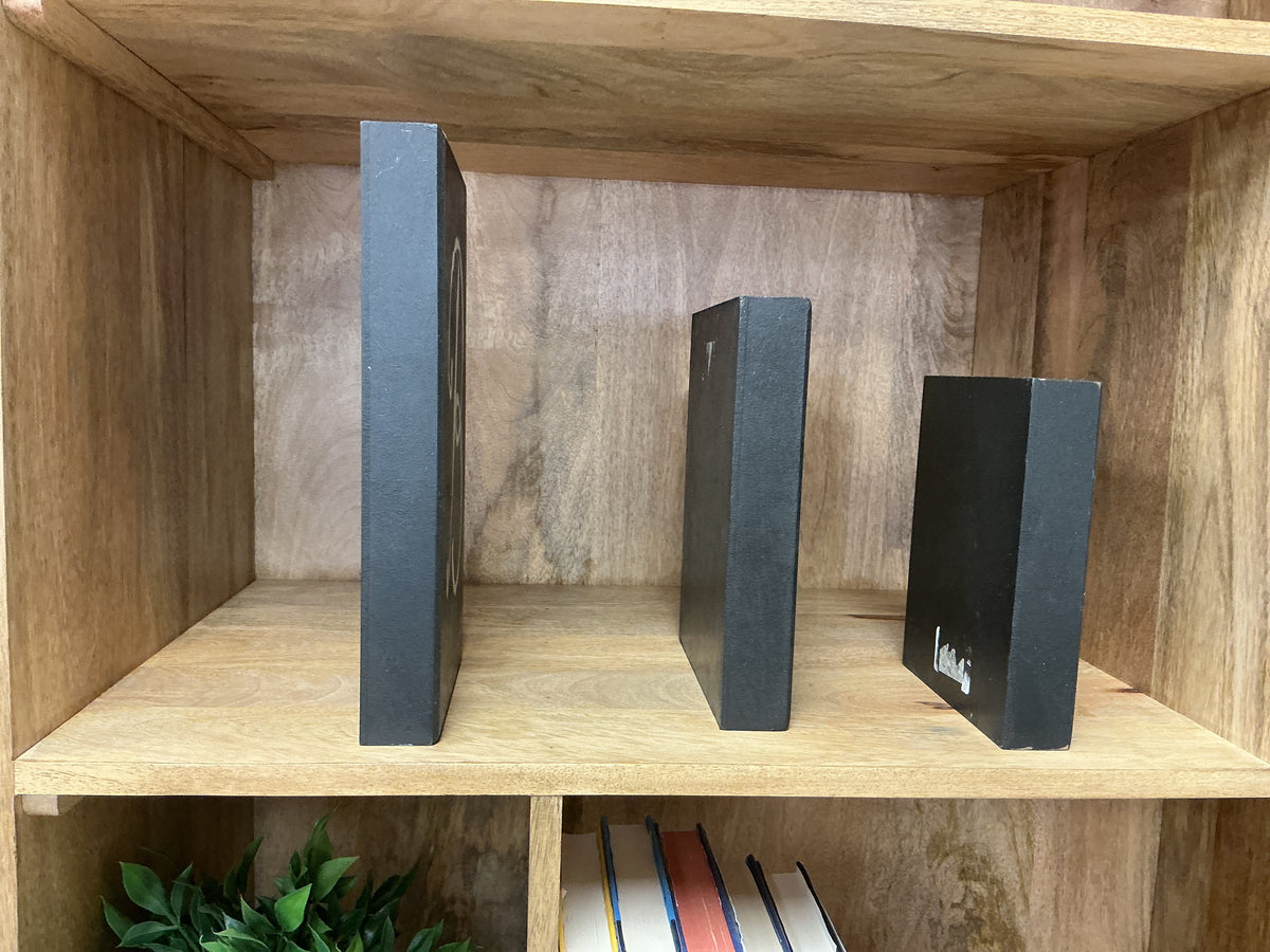 Wood Block Script “BOO” Blocks