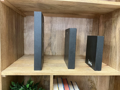 Wood Block Script “BOO” Blocks