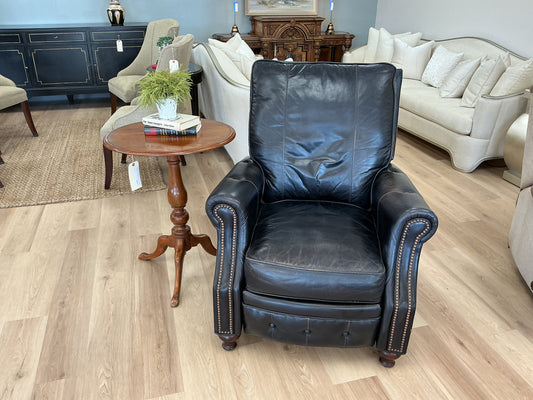 Hooker Leather Push Back Recliner