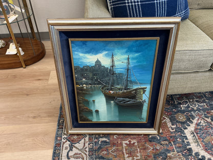 “Notturno” by Italian Artist Elio Corsi (signed)