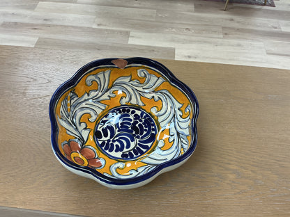 Hand-Painted Ceramic Bright Colors Bowl