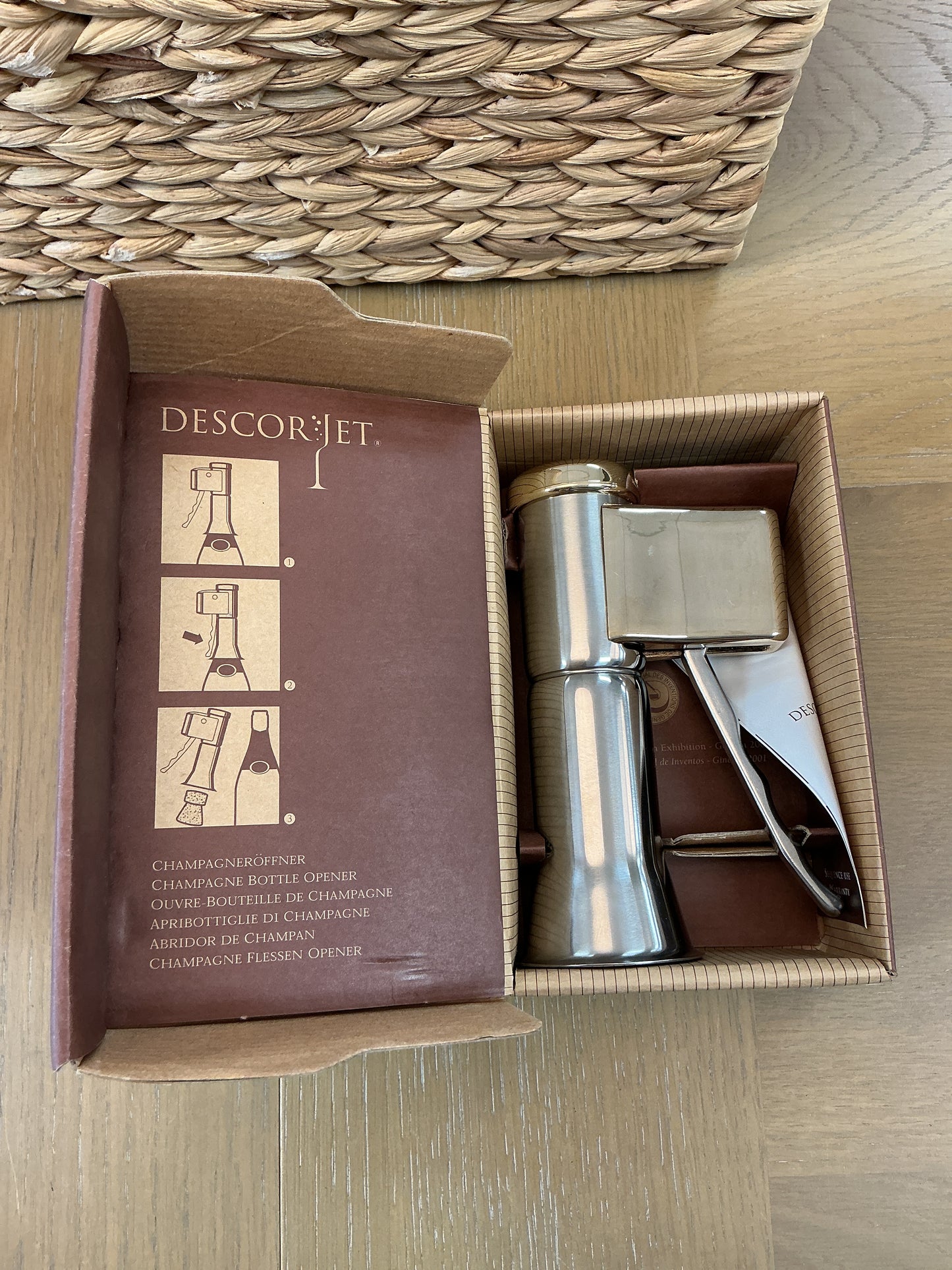 Ouvre Bouteille A Champagne DescorJet