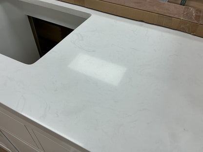 Beckett 84” Freestanding Double Bathroom Vanity