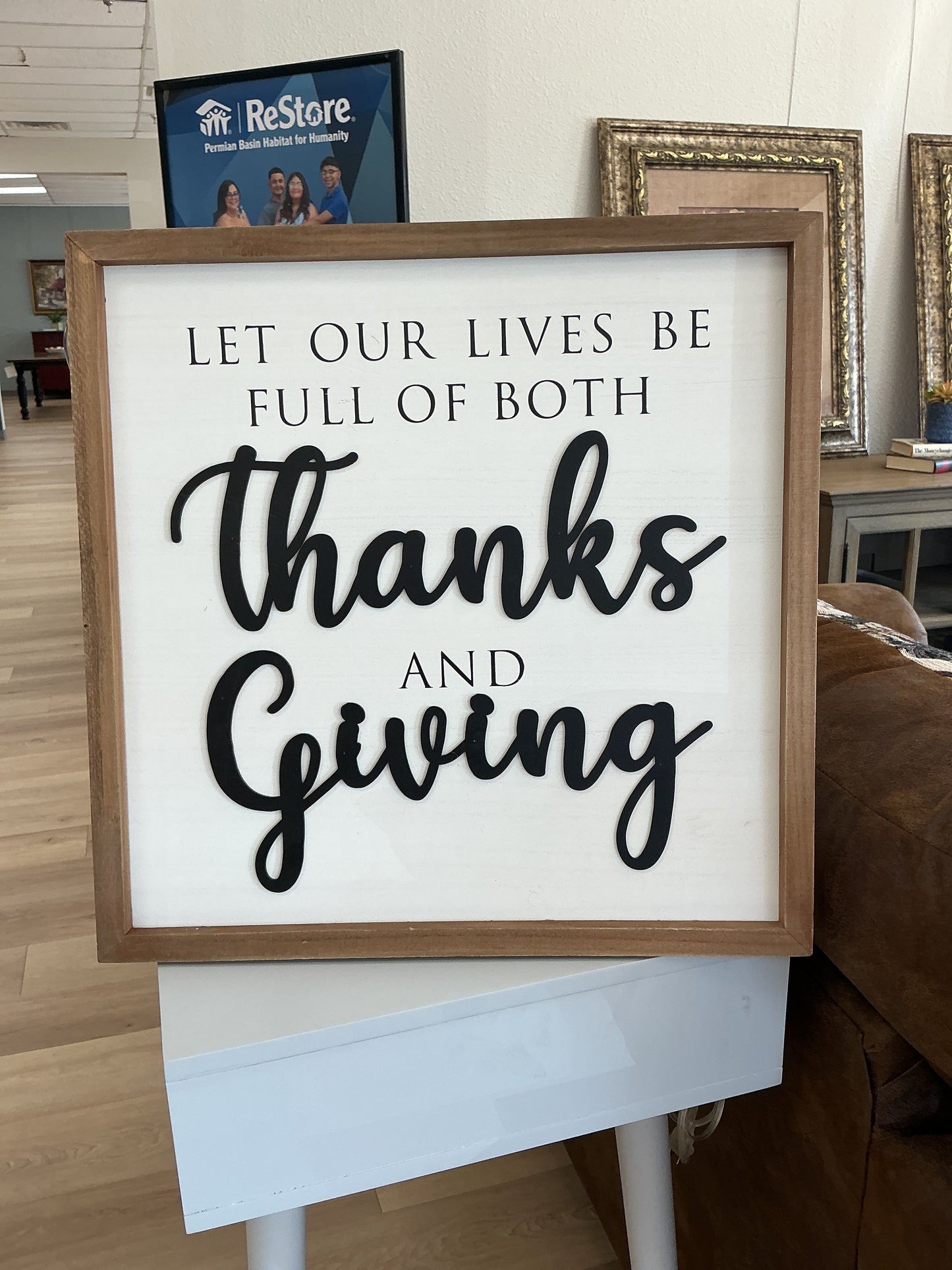 “ Thanks and Giving” Wall Decor