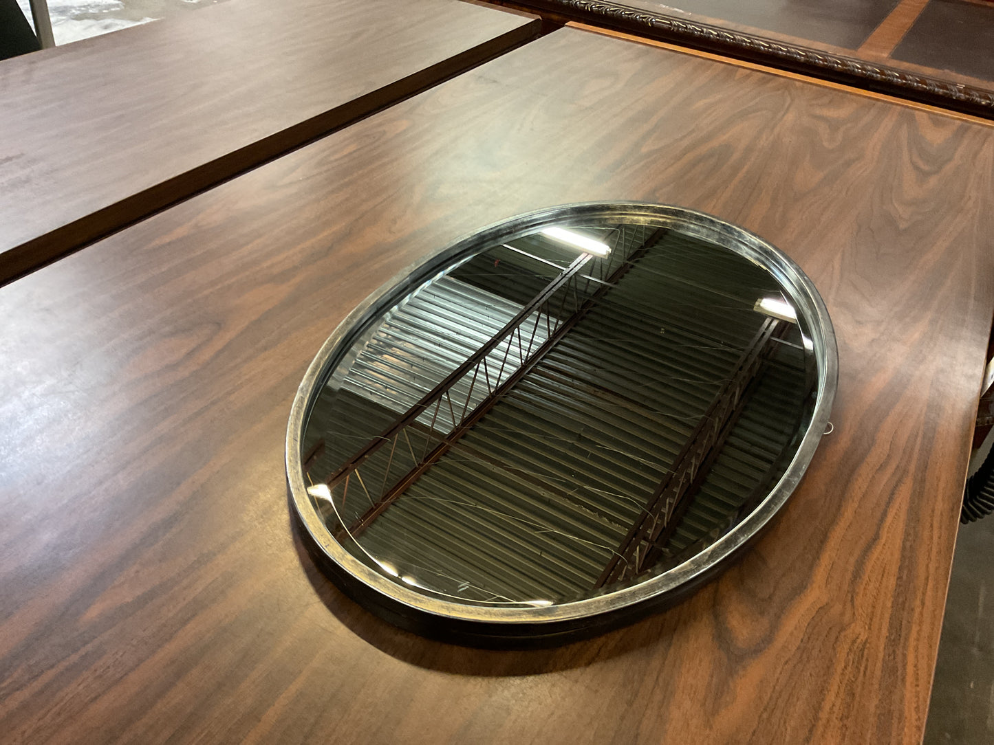 Uttermost Iron Framed Oval Mirror