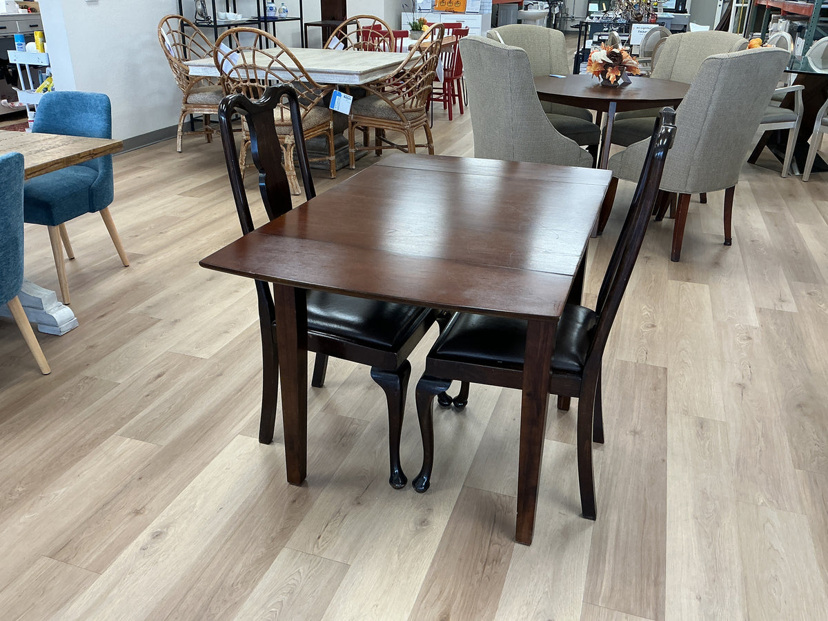 Classic Wooden Drop Leaf Dining Set