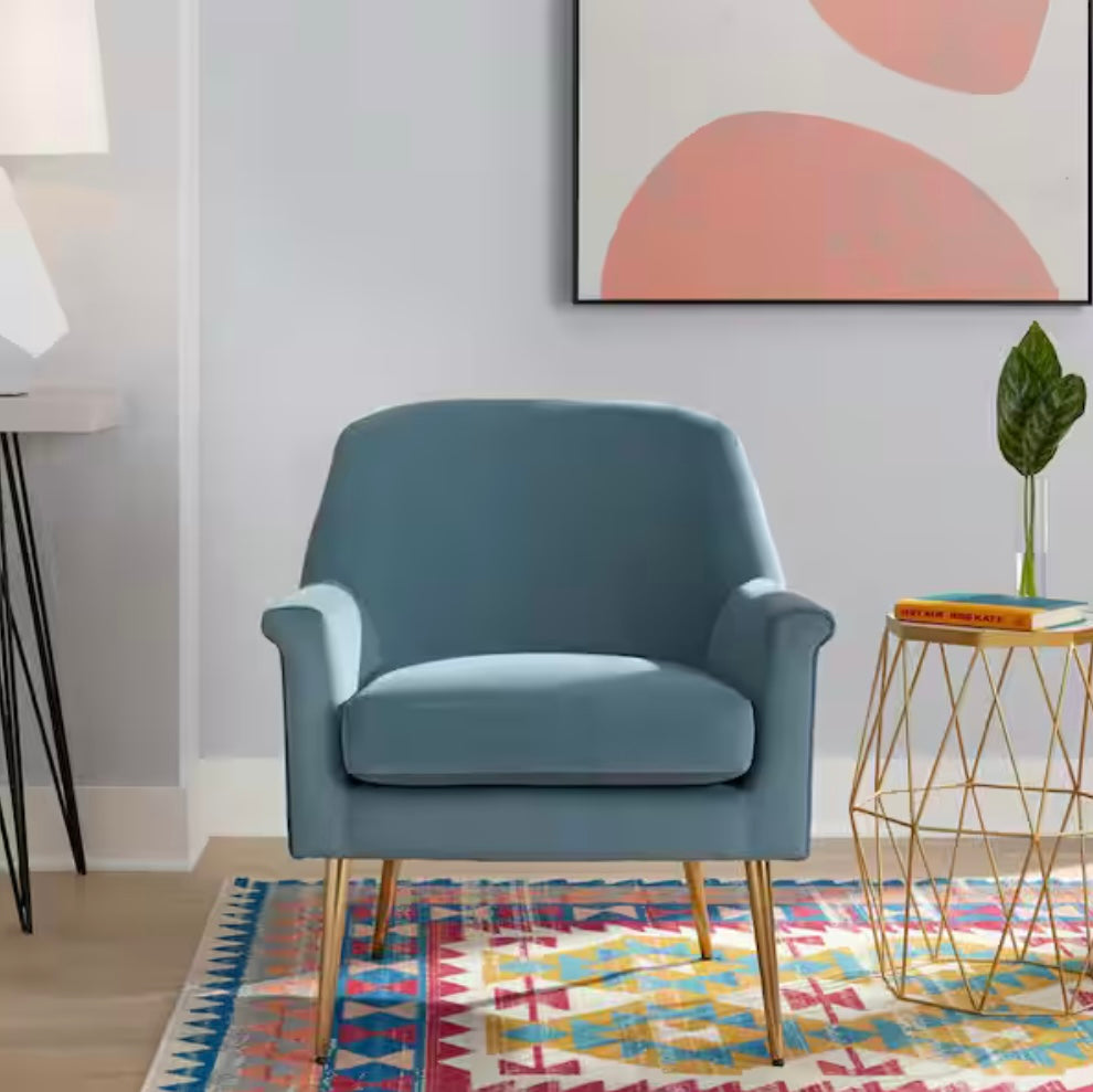 Blairmore Charleston Blue Upholstered Accent Chair
