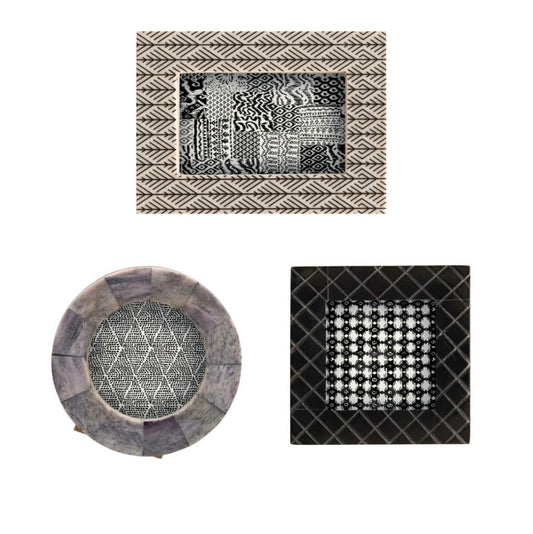 Resin/MDF/Bone Frame