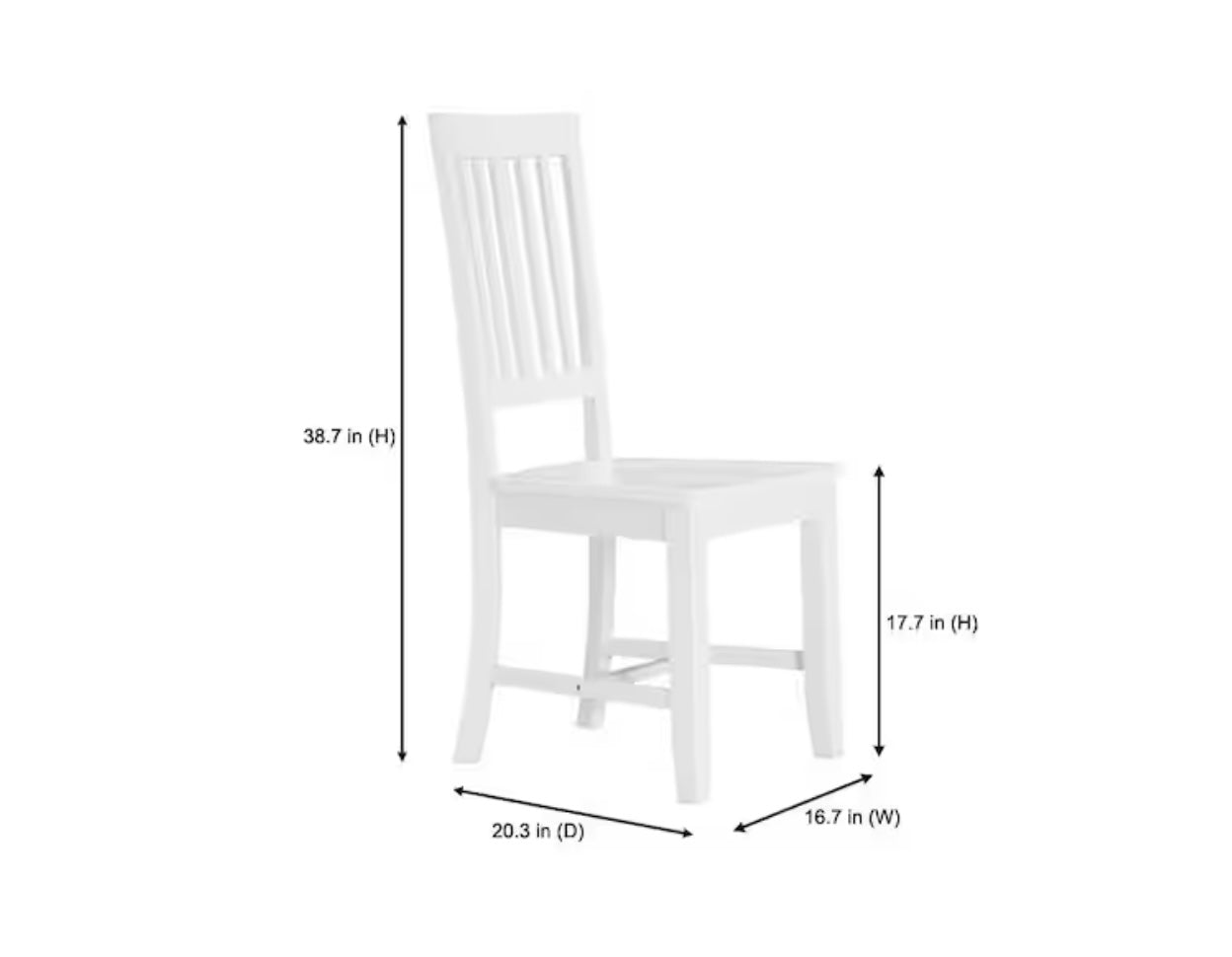 Scottsbury Wood Dining Chair w/Slat Back