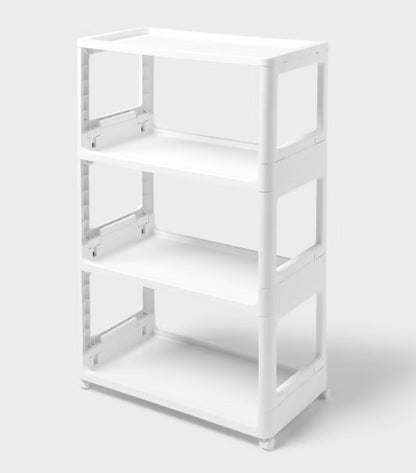 Rolling Collapsible 3 Tier Shelf