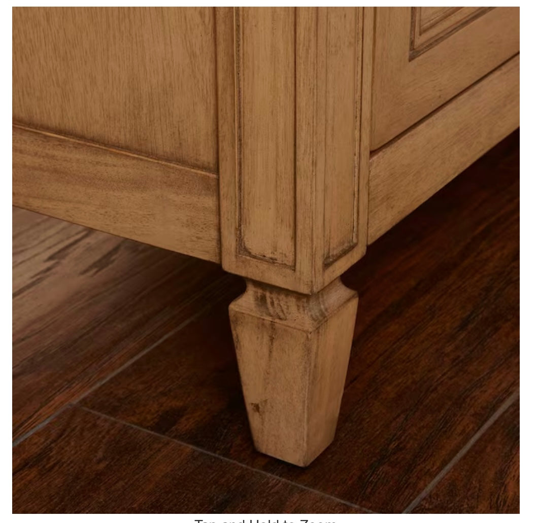Bonawick Patina Wood 3 Drawer Nightstand
