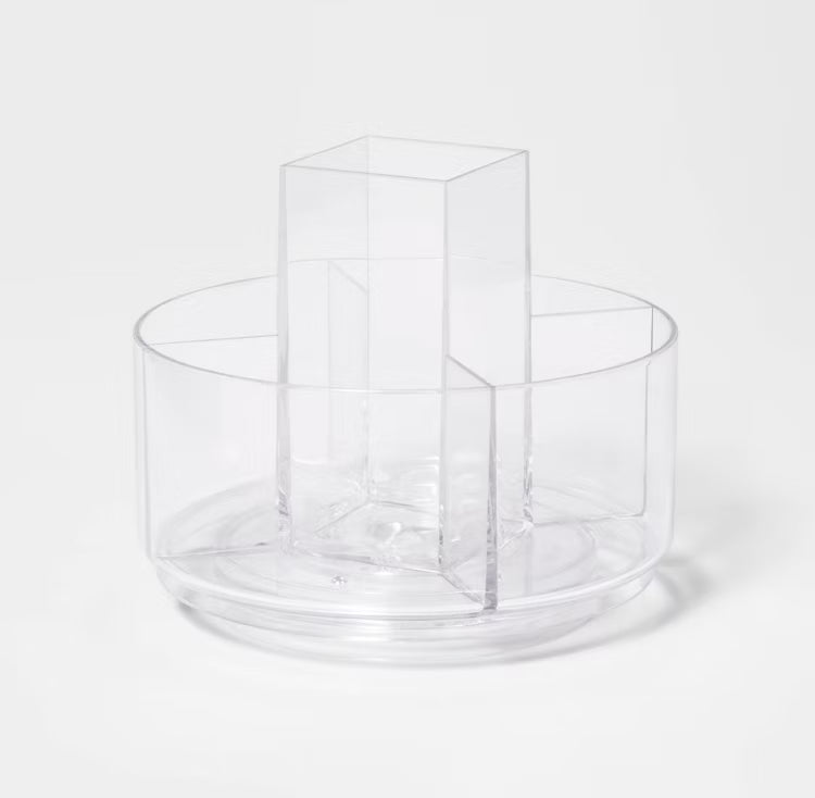 Turntable Plastic Vanity Organizer