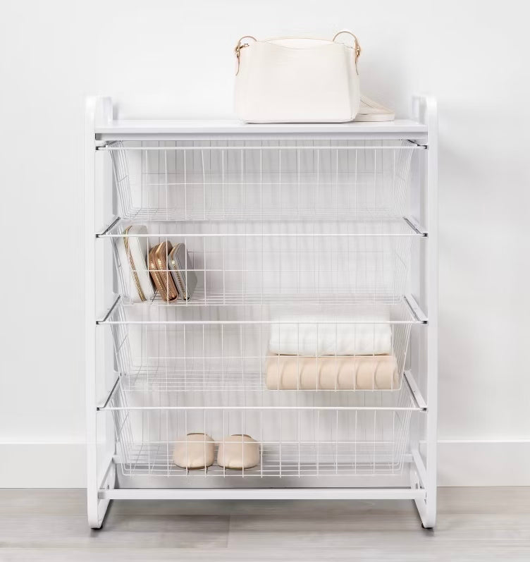 4 Drawer Metal Storage Organizer