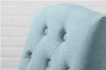 Beckridge Aloe Blue Tufted Upholstered Dining Chair