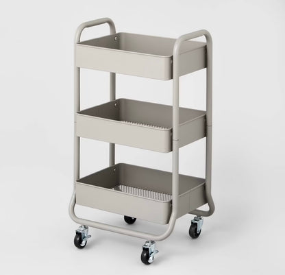 3-Tier Metal Utility Cart