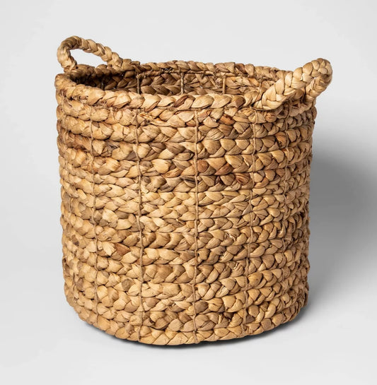 13.5” x 14.5” Woven Decorative Basket