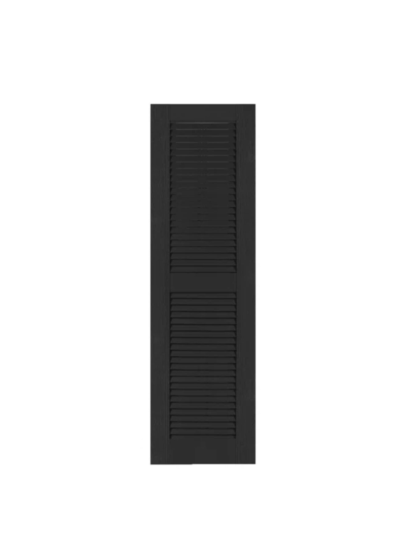 Perfect Shutters Louvered 15in x 47in Exterior Shutters (Pair)