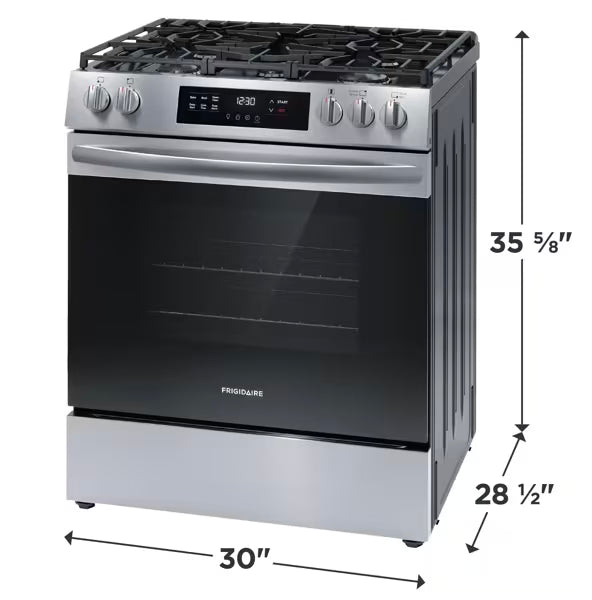 Frigidaire 30" Gas Range with Steam Clean