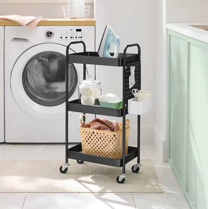 3 Tier Pegboard Cart