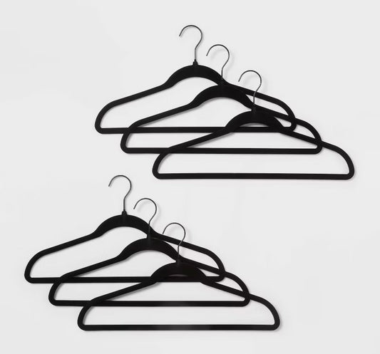 Flocked Suit Hanger (Set of 10)