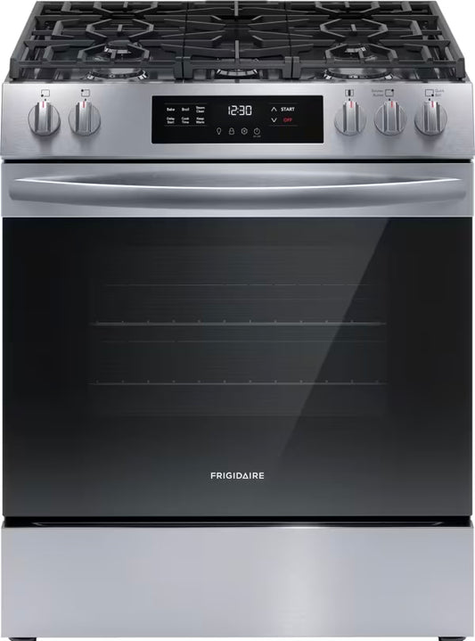 Frigidaire 30" Gas Range with Steam Clean