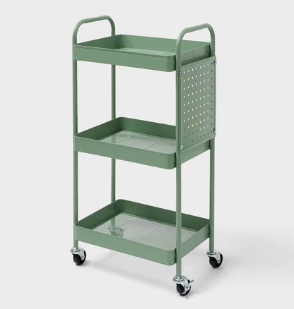 3 Tier Pegboard Cart