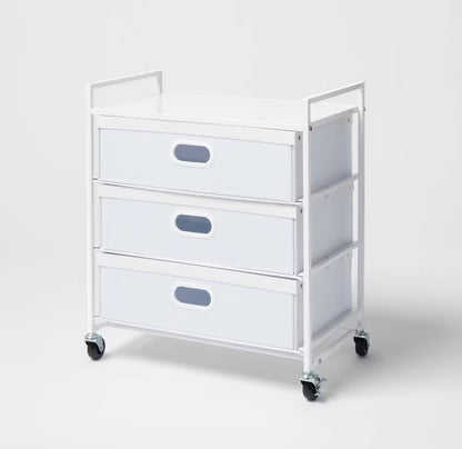 Rolling 3-Drawer Cart