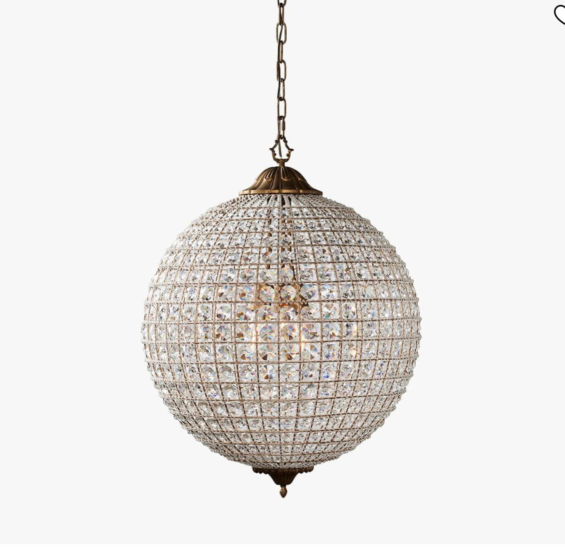 Allesandria 3 -Light Crystal Pendant