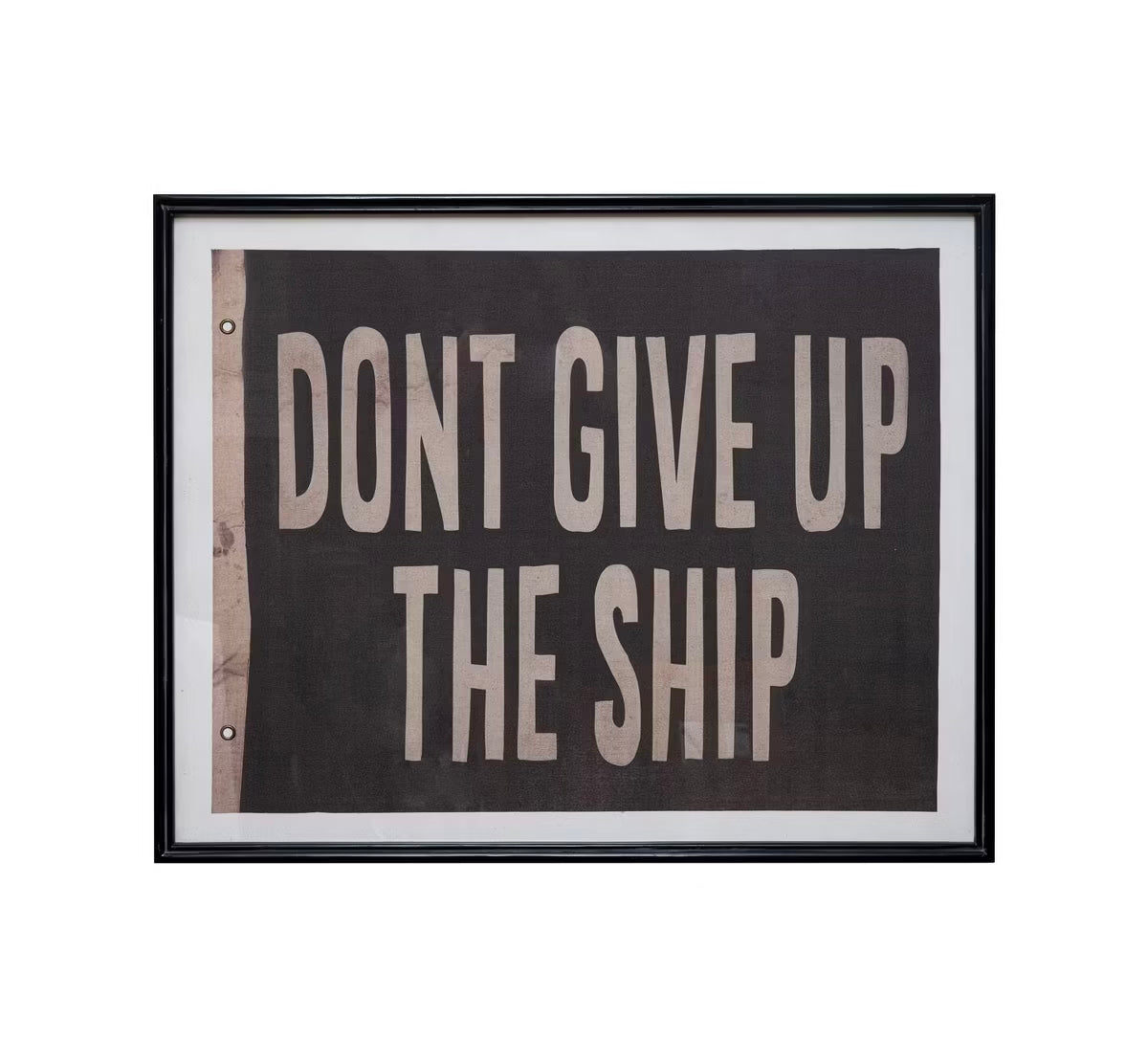 “Don’t Give Up…” Glass Wall Decor