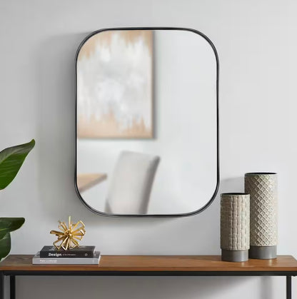 Deep Set Metal Framed Mirror
