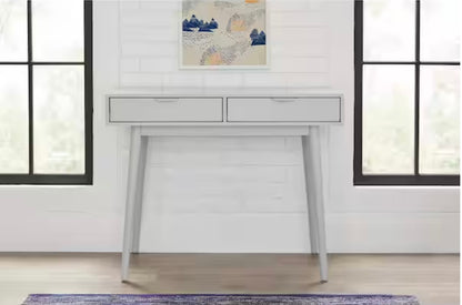 Amerlin Shadow Gray Wood Desk