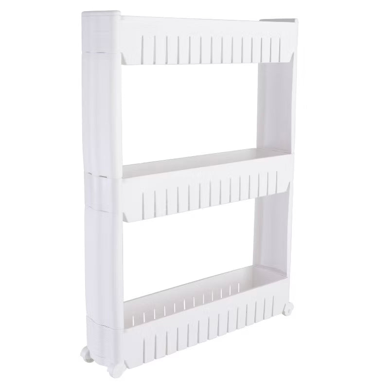 3 Tier Slim Rolling Organizer Rack