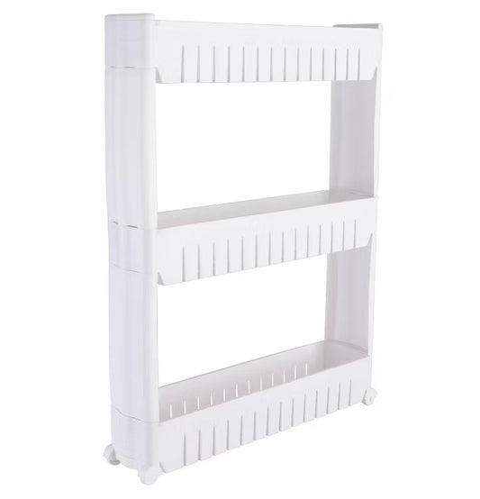 3 Tier Slim Rolling Organizer Rack