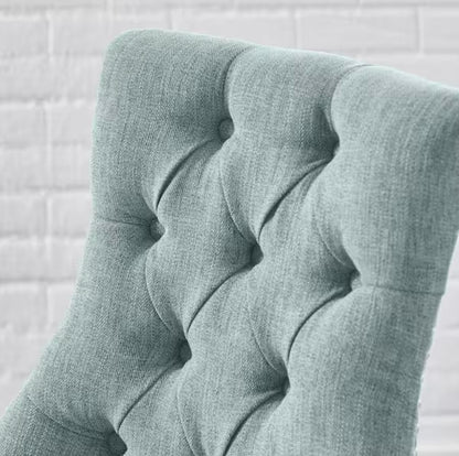 Bakerford Aloe Blue Upholstered Counter Stool