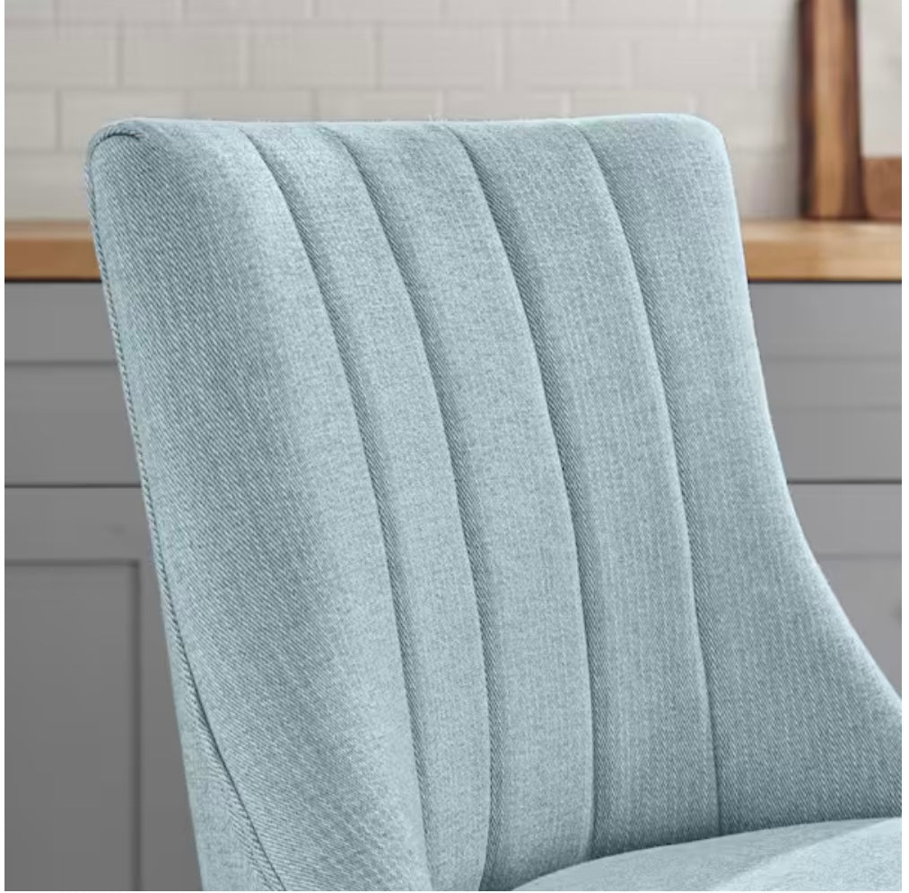 Scotsfield Channel Tufted Upholstered Bar Stool