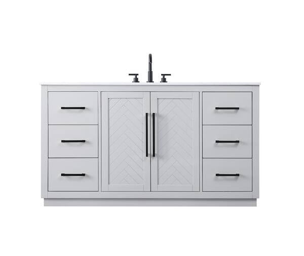 Elegant Lighting Chase 60” Single Bathroom Vanity