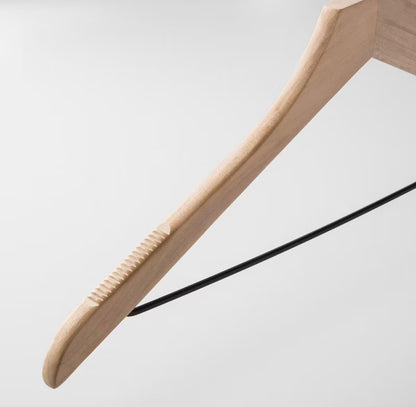 Natural Wood 24pk Suit Hangers