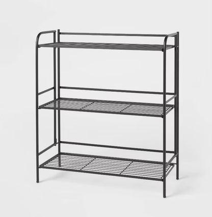 Folding 3 Wide Shelves