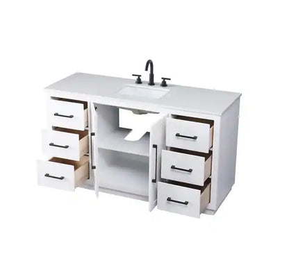 Elegant Lighting Chase 60” Single Bathroom Vanity