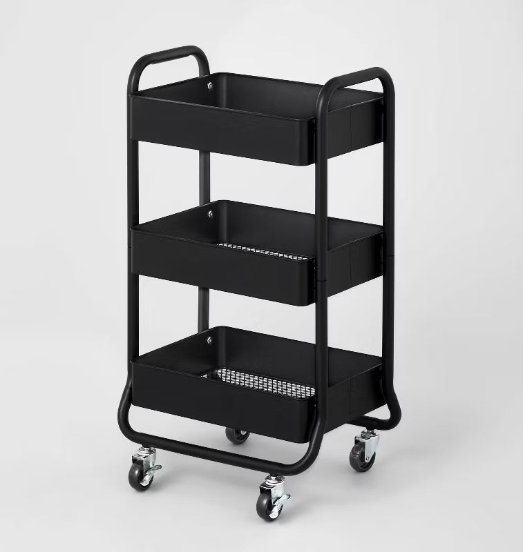 3-Tier Metal Utility Cart