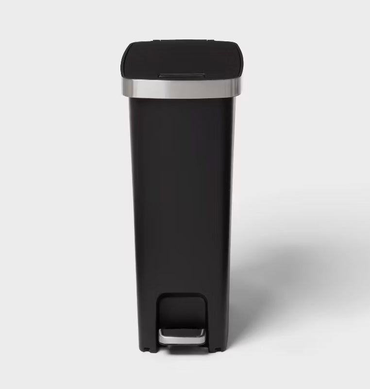 45L Slim Resin Step Trash Can