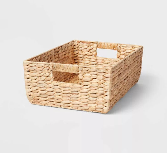 Woven Water Hyacinth Basket