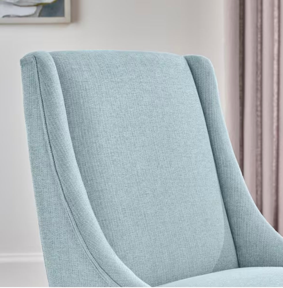 Leaham Charleston Blue Upholstered Dining Chairs (Set of 2)