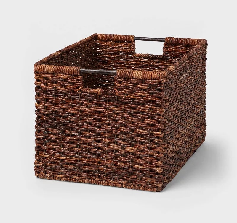XL Woven Abaca Crate