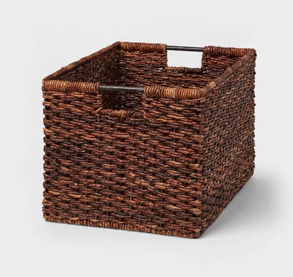 XL Woven Abaca Crate