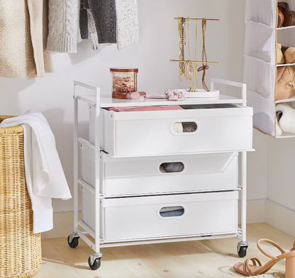 Rolling 3-Drawer Cart