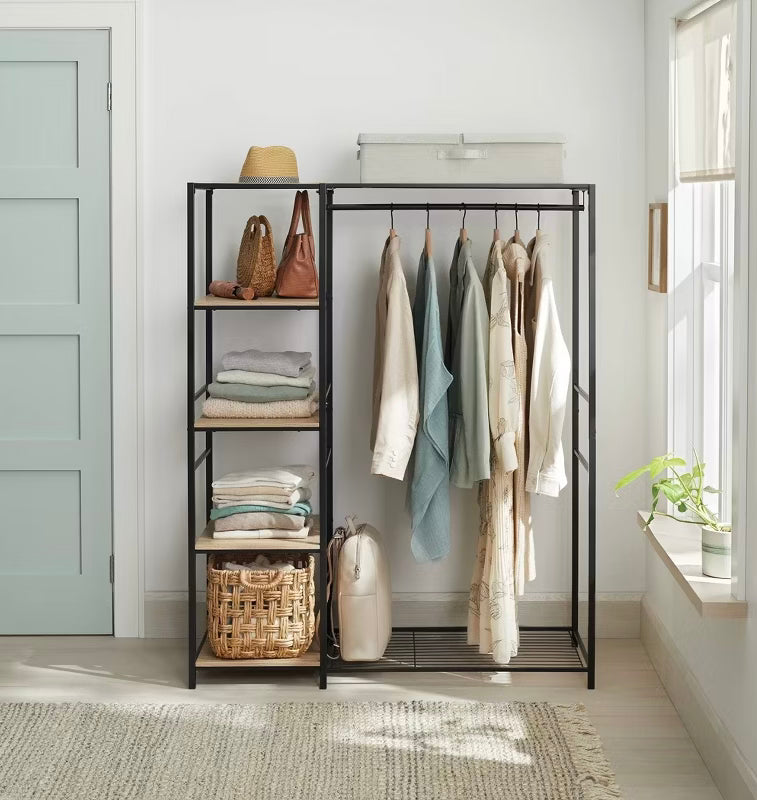Freestanding 13” Metal Wardrobe